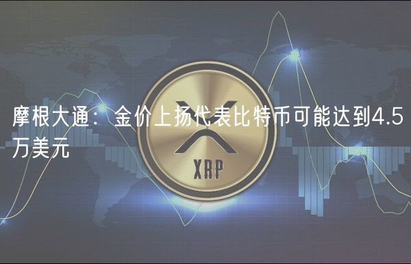 摩根大通：金价上扬代表比特币可能达到4.5万美元