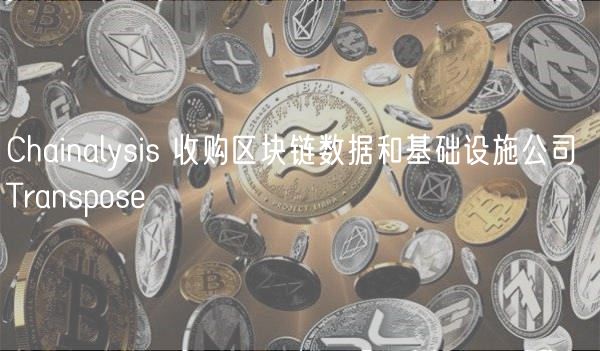 Chainalysis 收购区块链数据和基础设施公司 Transpos