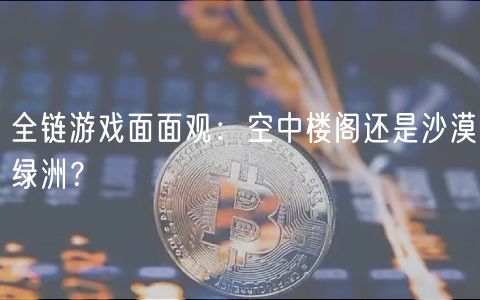 全链游戏面面观：空中楼阁还是沙漠绿洲？