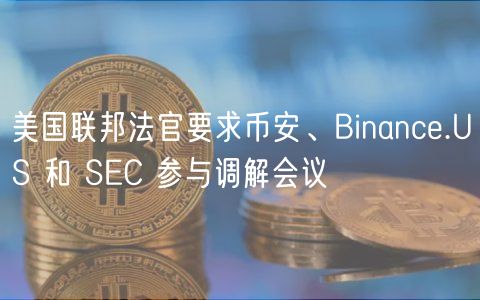 美国联邦法官要求币安、Binanc.US 和 SC 参与调解会议