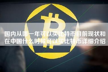 国内从哪一年可以买比特币目前现状和在中国什么时候可以买比特币详细介绍