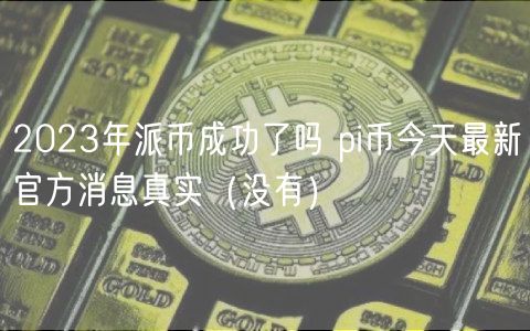 2024年派币成功了吗 pi币今天最新官方消息真实（没有）