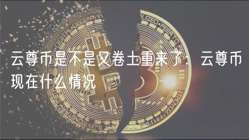 云尊币是不是又卷土重来了：云尊币现在什么情况