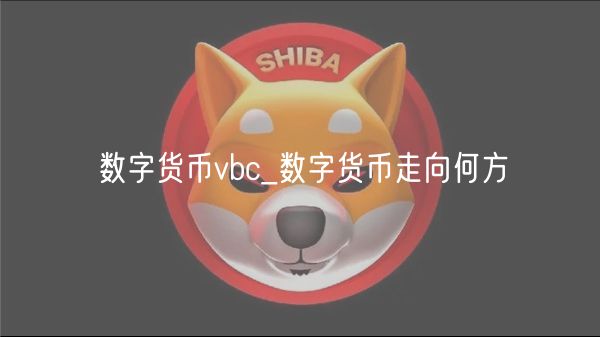 数字货币vbc_数字货币走向何方
